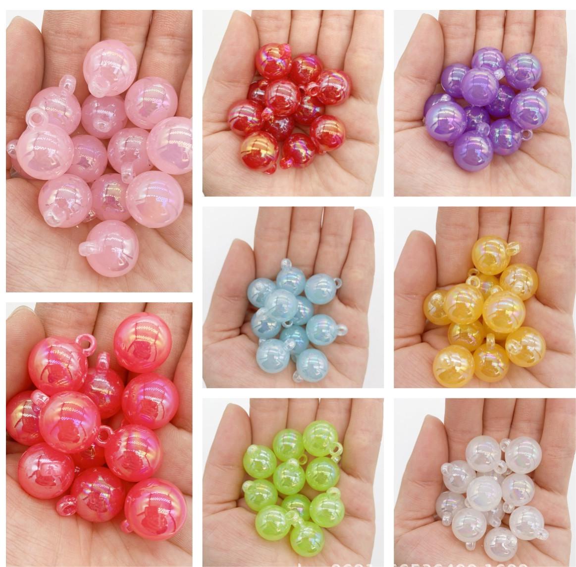 16mm Acrylic Beads for Keychain DIY Project