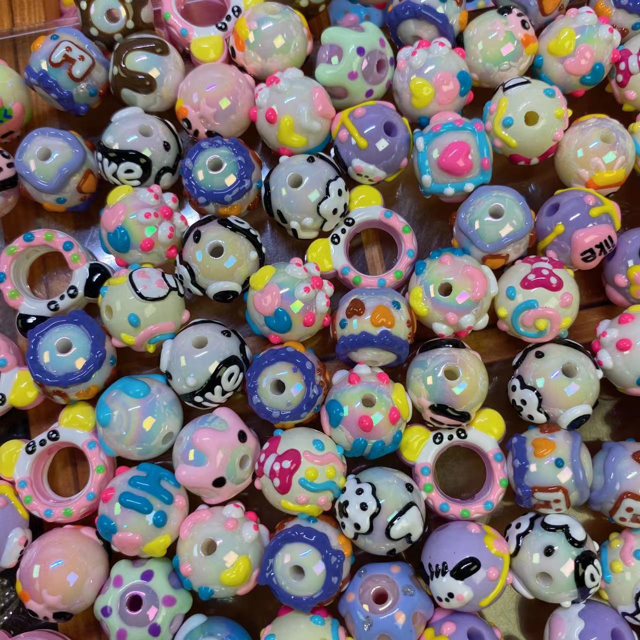 Handmade Handpainted Beads Mix Platter