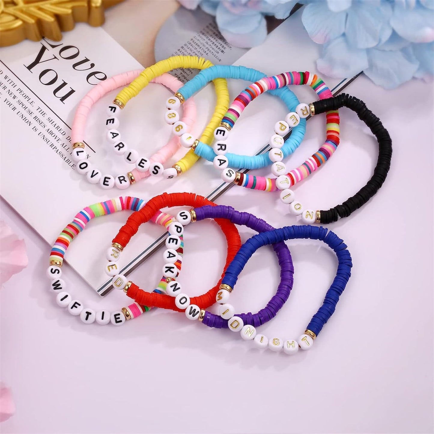 ERAS TOUR Taylor Friendship Clay Beads Bracelets