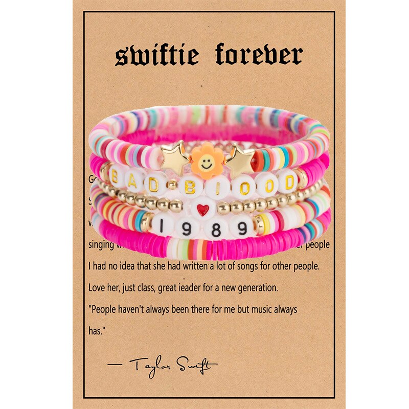 5pcs/Set Taylor Swift ERAS Tour Bracelets