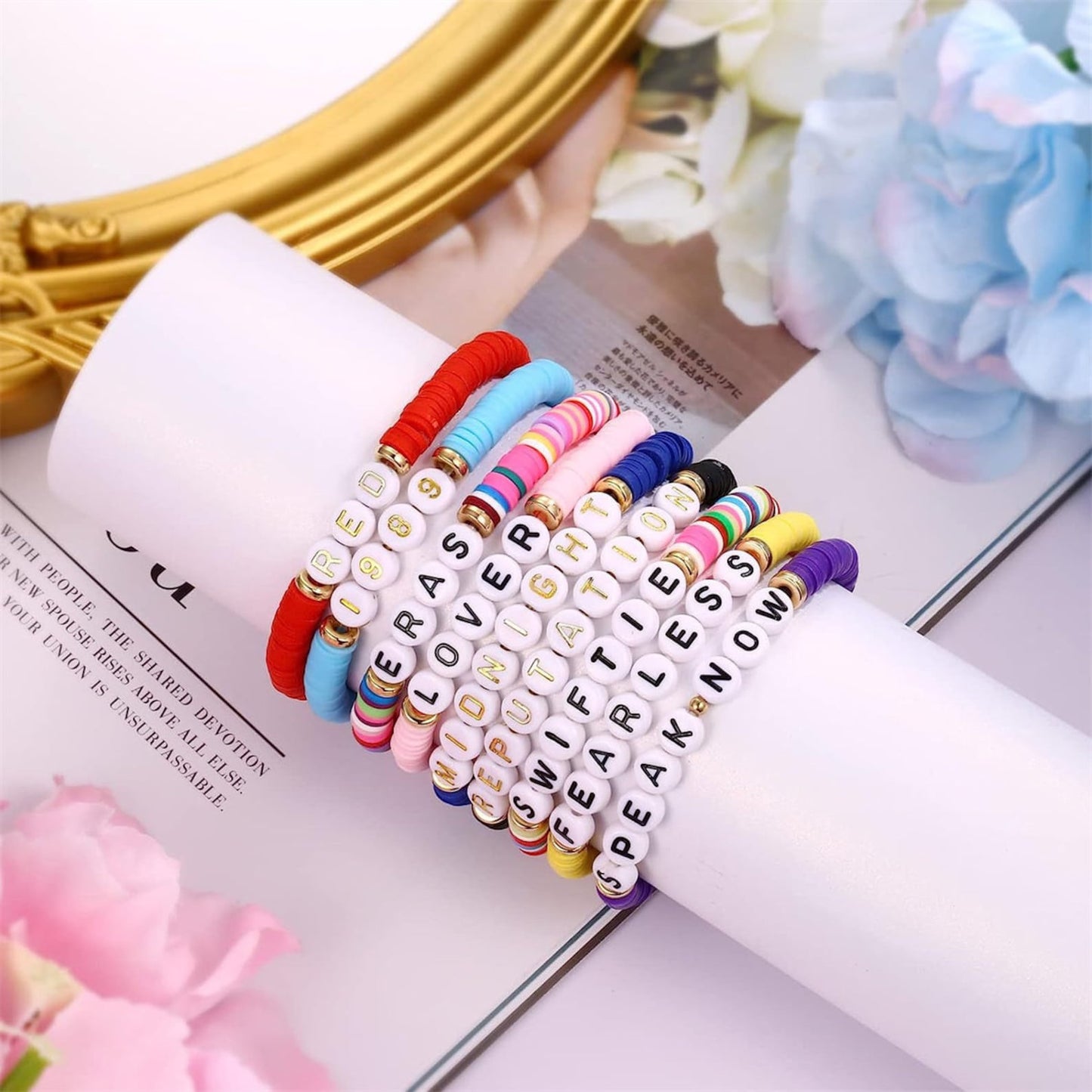 ERAS TOUR Taylor Friendship Clay Beads Bracelets