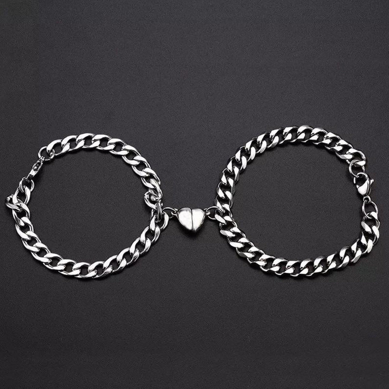 Alloy Couple Magnets Bracelets