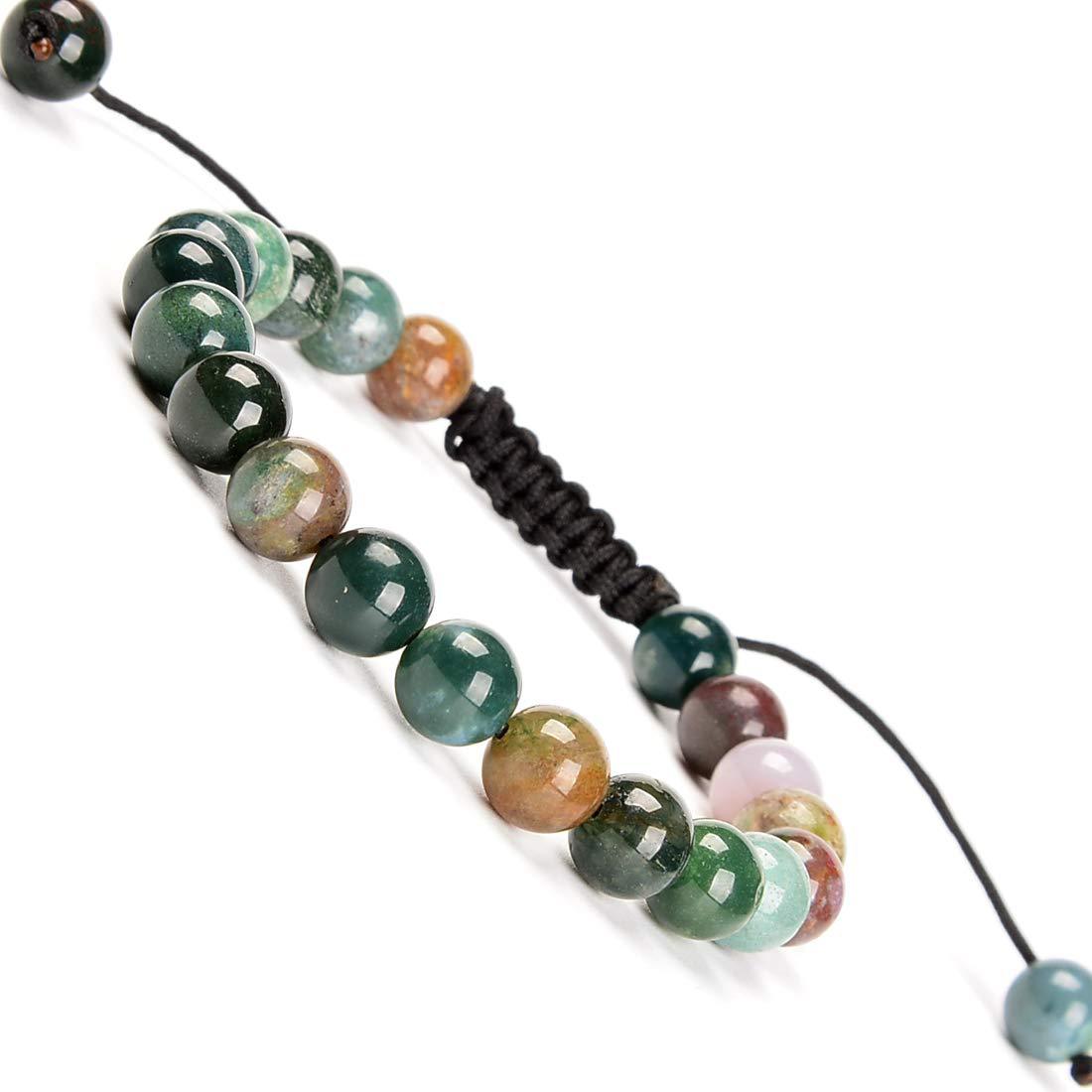 Crystal Agate Bead String Bracelets