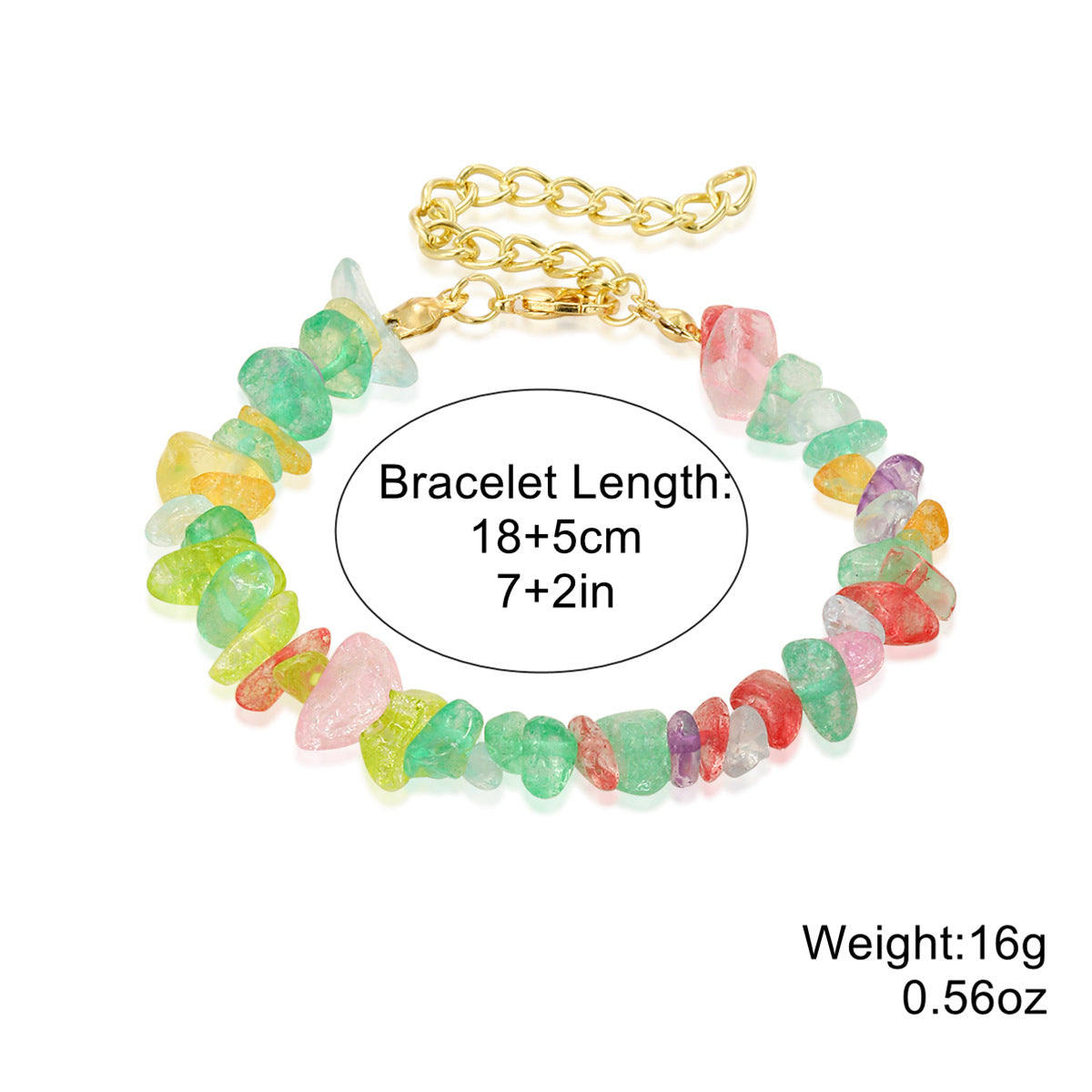 Crystal Irregular Beads Bracelets
