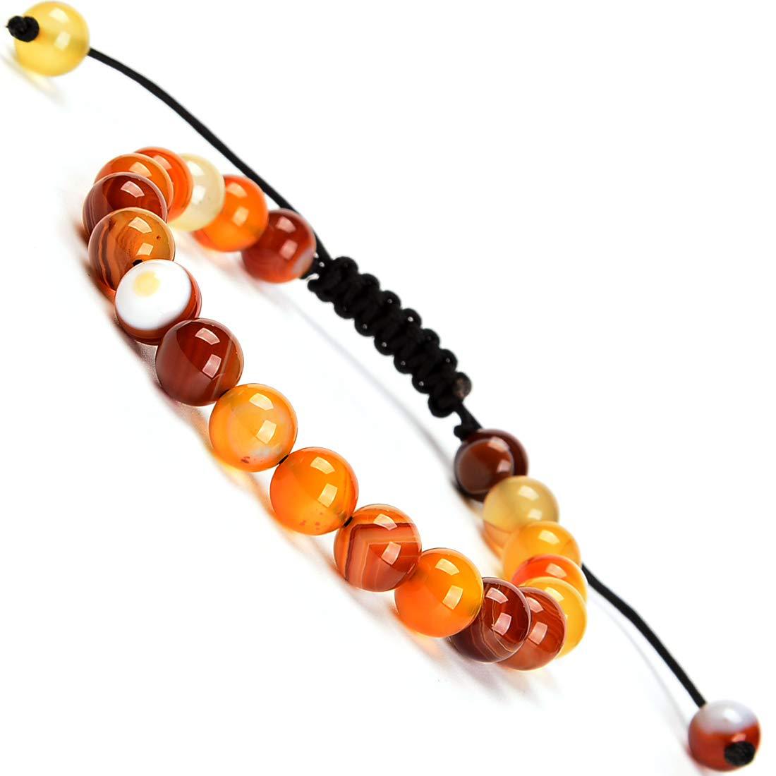 Crystal Agate Bead String Bracelets