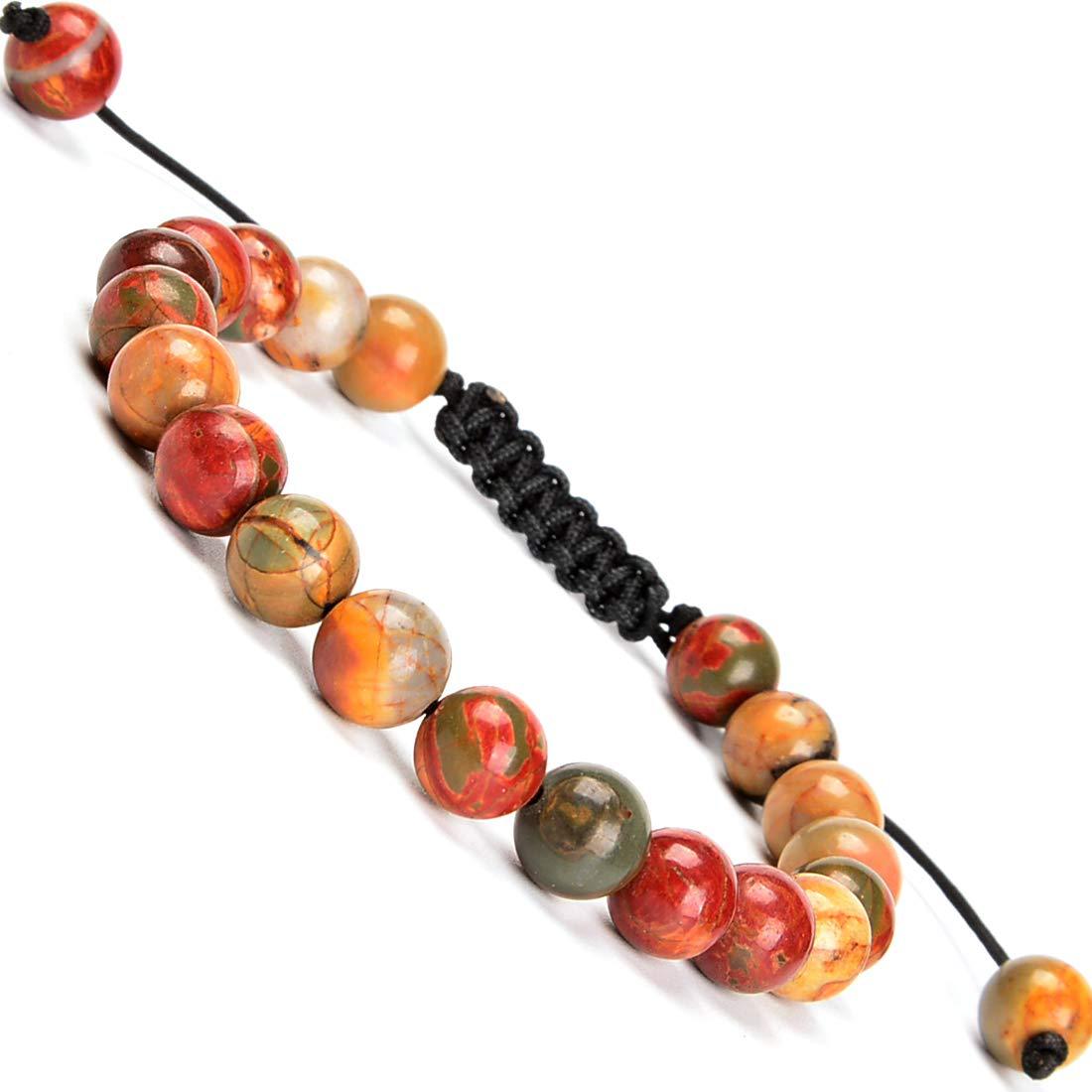 Crystal Agate Bead String Bracelets