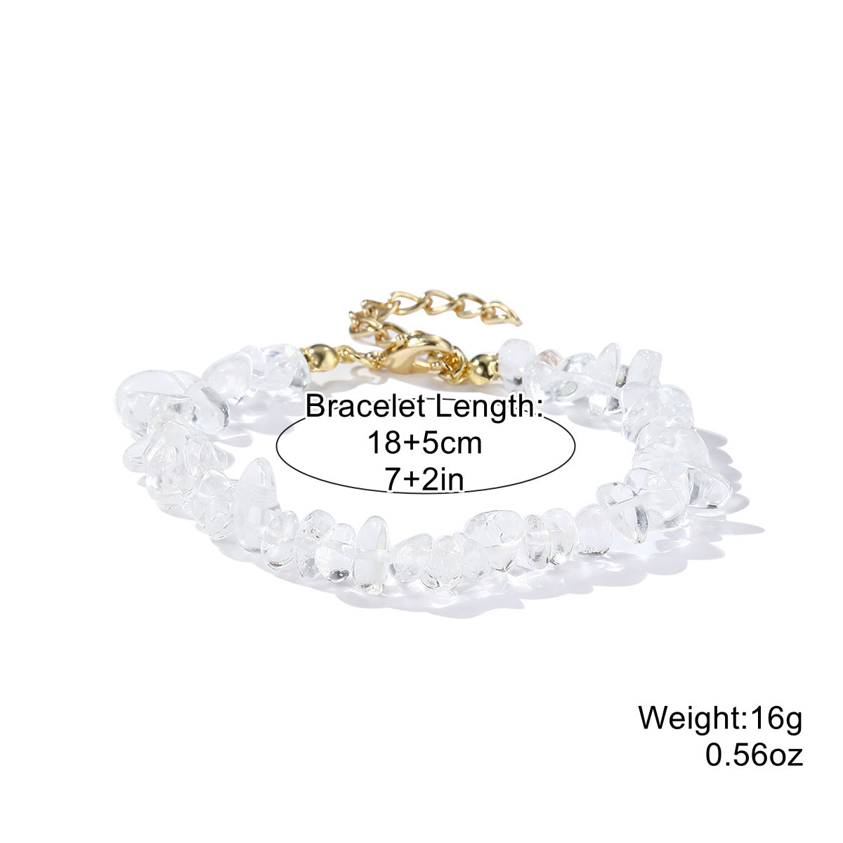 Crystal Irregular Beads Bracelets