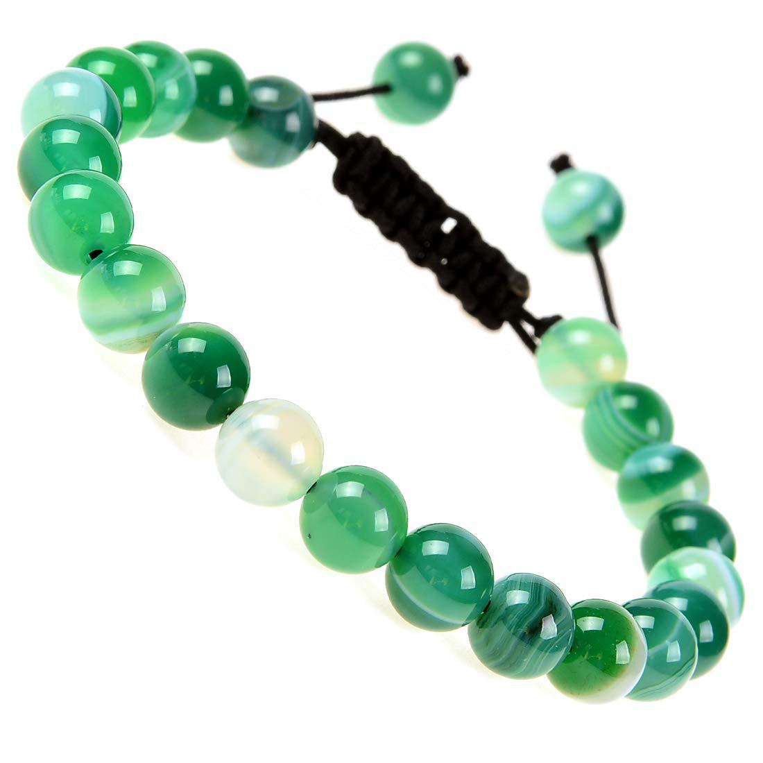 Crystal Agate Bead String Bracelets