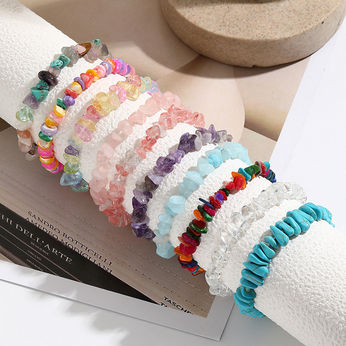 Crystal Irregular Beads Bracelets