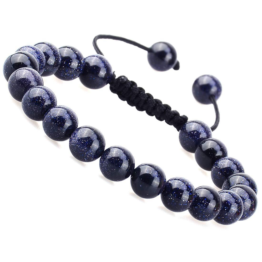 Crystal Agate Bead String Bracelets