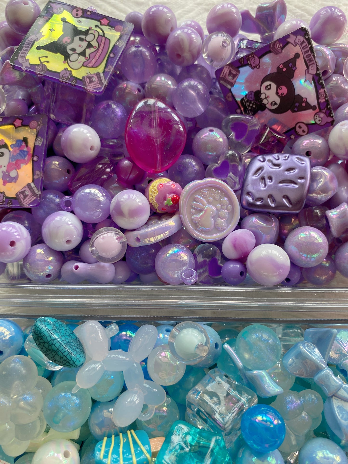 16mm Acrylic Mixed DIY Beads Charms