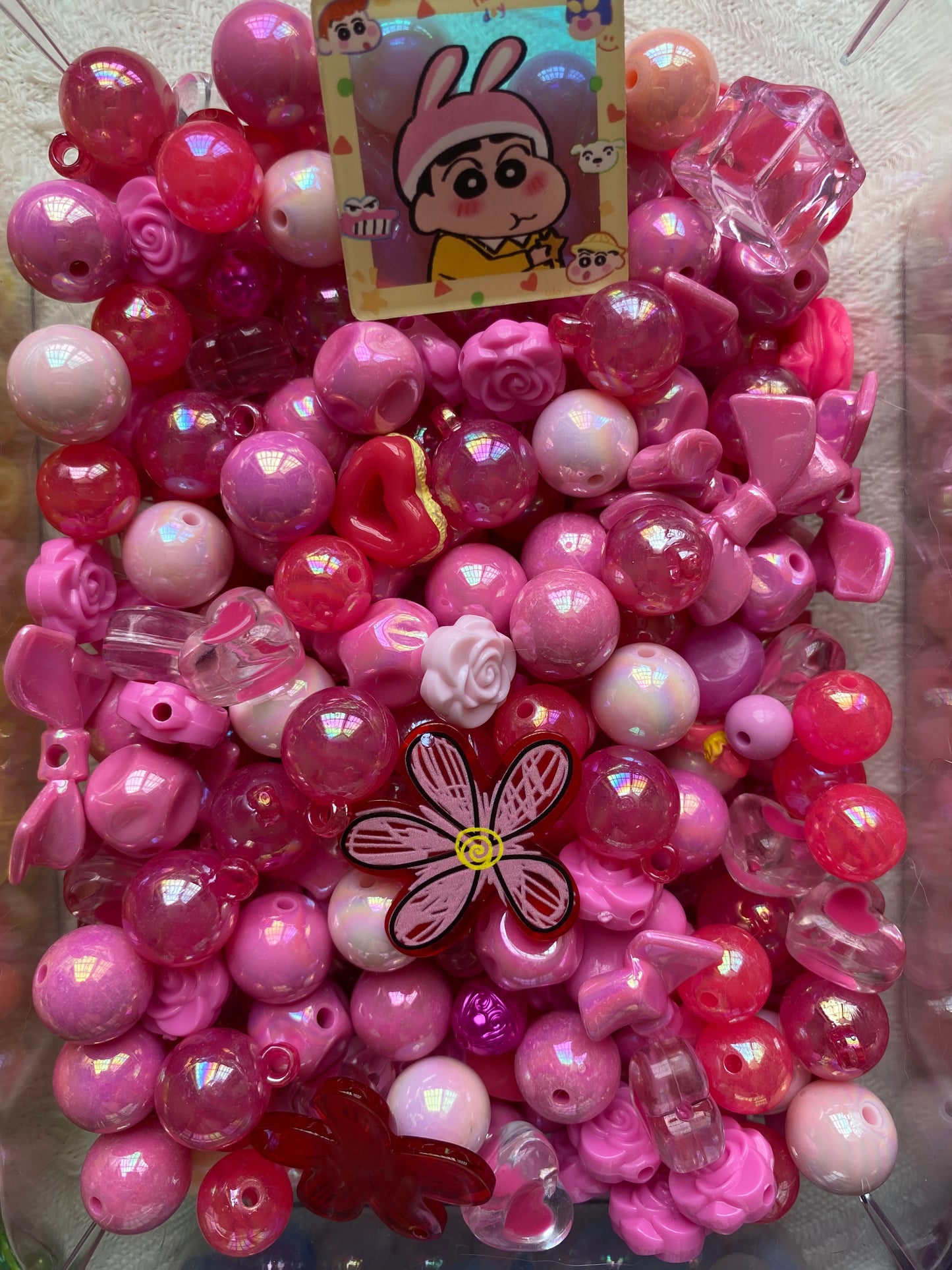 16mm Acrylic Mixed DIY Beads Charms