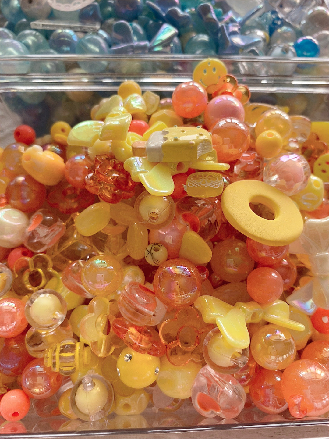 16mm Acrylic Mixed DIY Beads Charms
