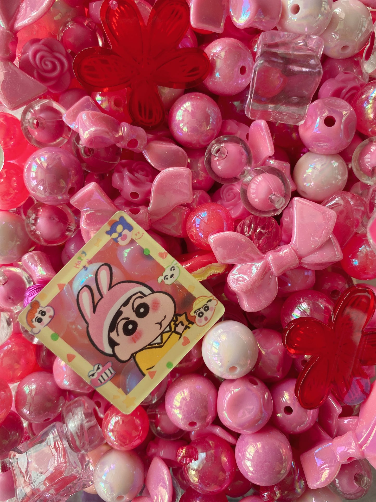 16mm Acrylic Mixed DIY Beads Charms