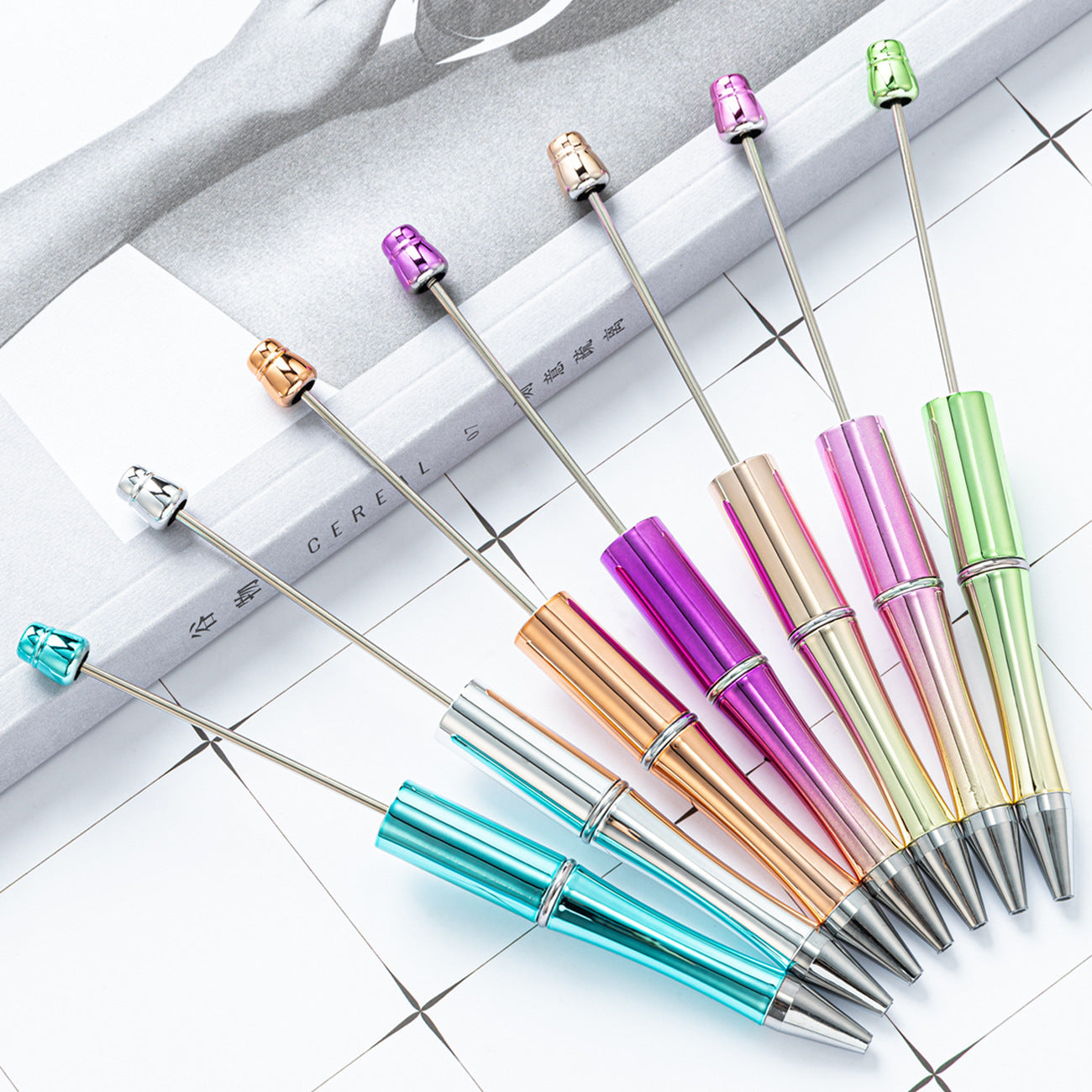 DIY Pen Plastic Beaded Ballpoint pen