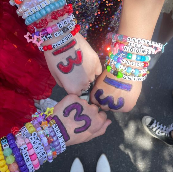ERAS TOUR Taylor Friendship Clay Beads Bracelets