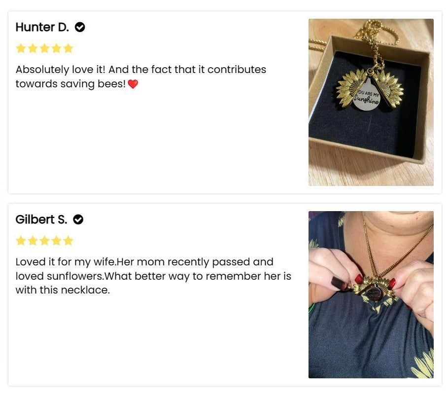 You Are My Sunshine Necklace