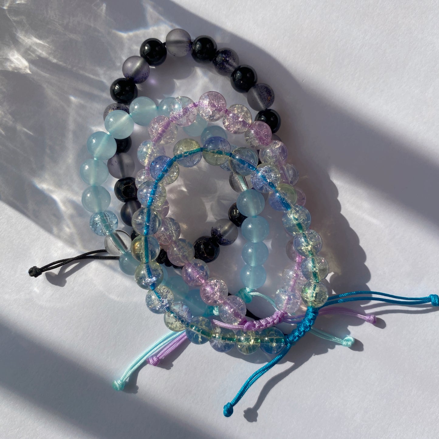Glass Beads String Bracelet