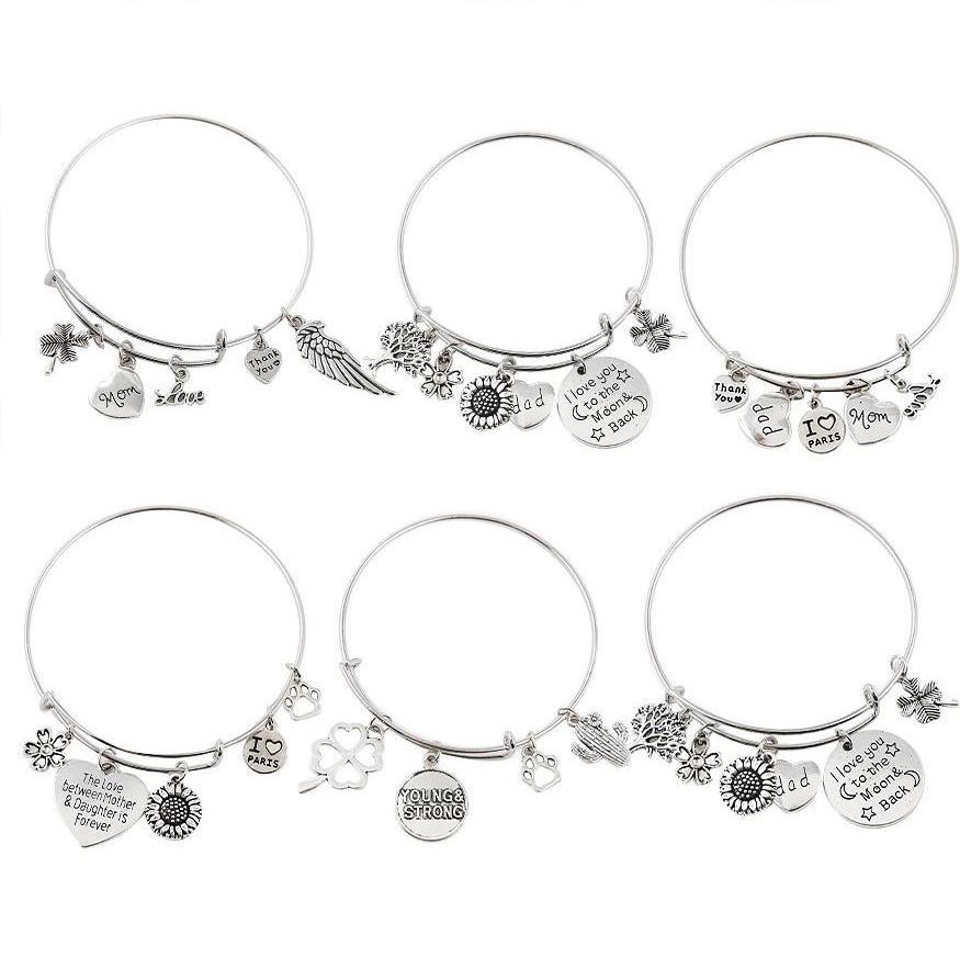 Charms Bangle Bracelets