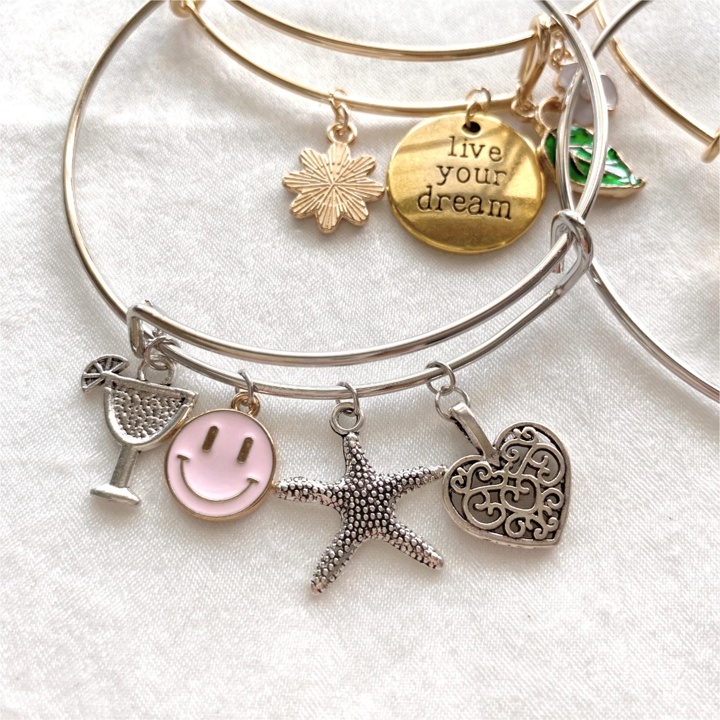 Charms Bangle Bracelets