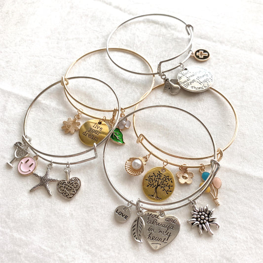 Charms Bangle Bracelets