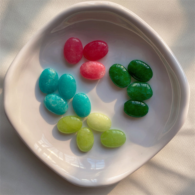 Oval Flat Gorgeous DIY Beads