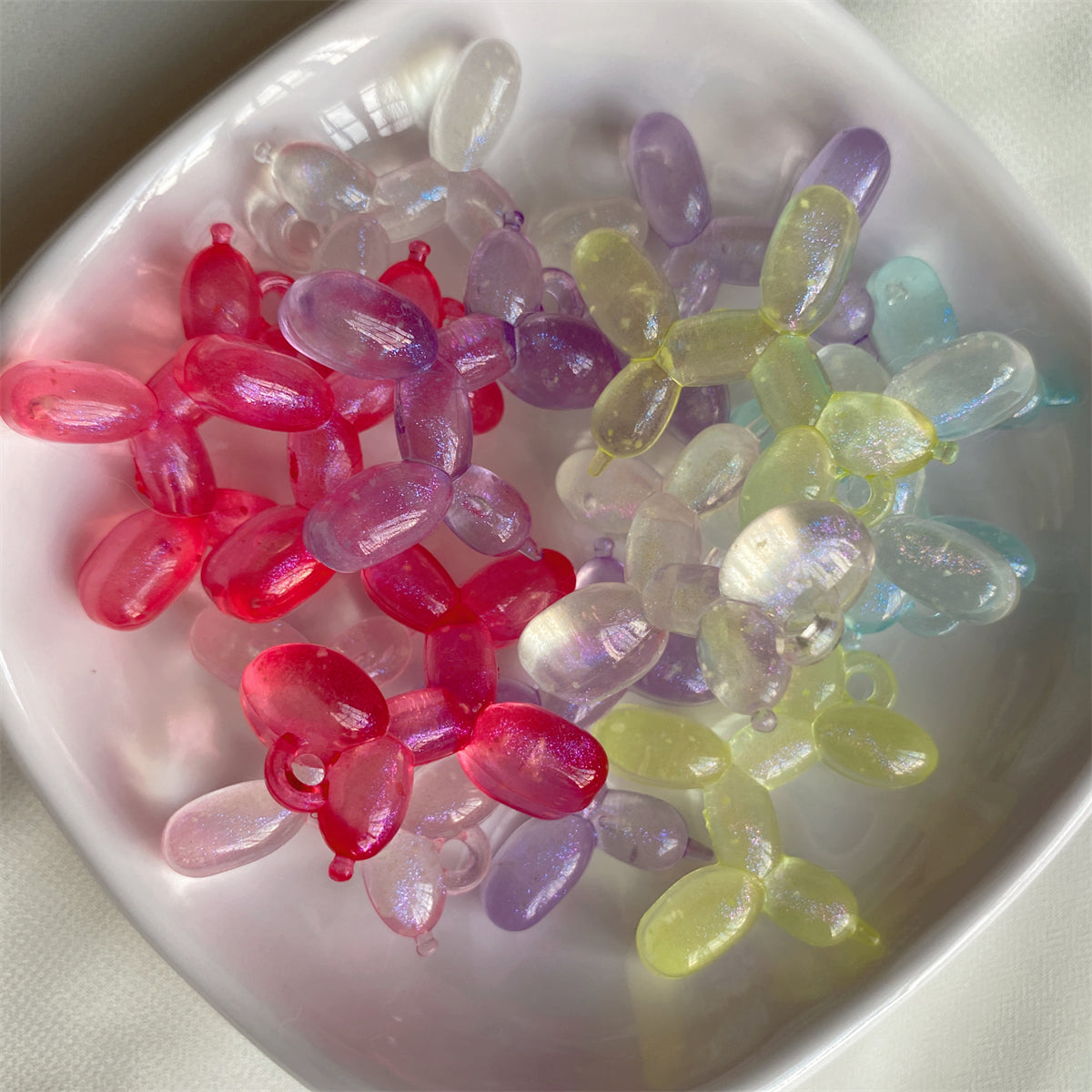 Luminous Series Balloon Dog Cloud DIY Beads
