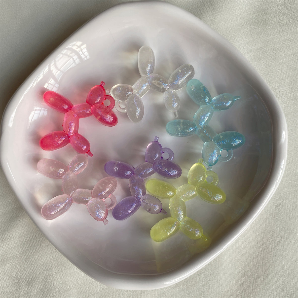 Luminous Series Balloon Dog Cloud DIY Beads