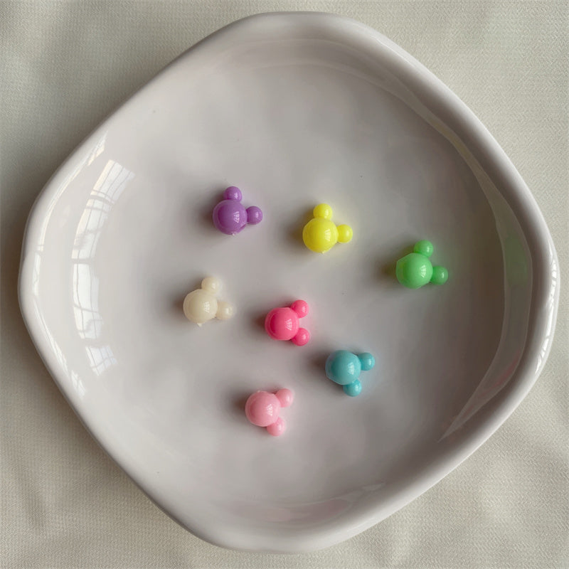 Macaron Series Bows Flowers Heart Stars DIY Beads