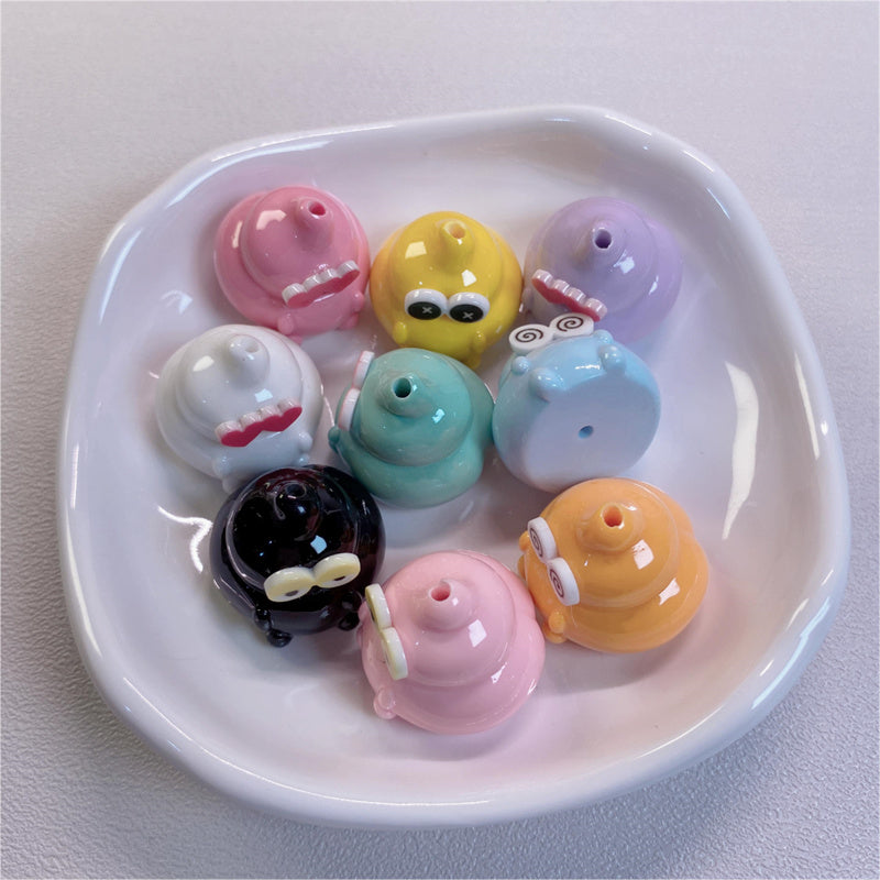 Cute Poopy Beads DIY Pen Decor