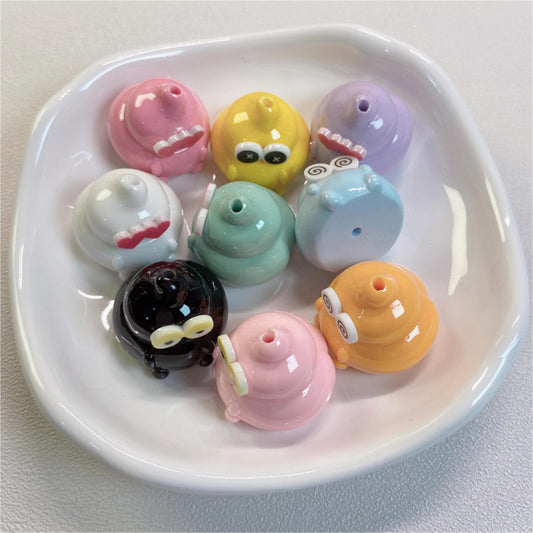 Cute Poopy Beads DIY Pen Decor
