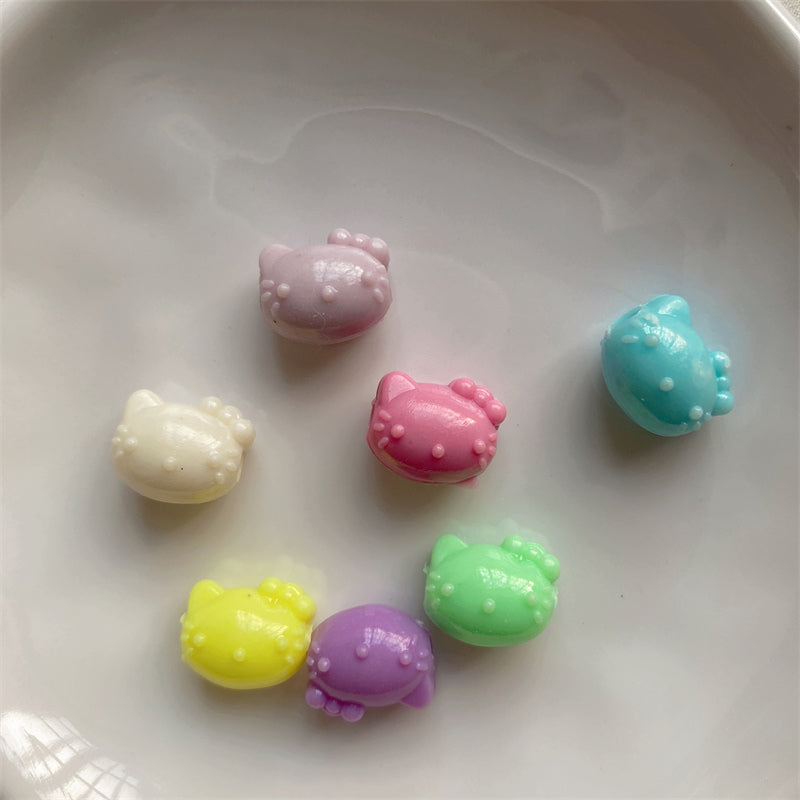 Macaron Series Bows Flowers Heart Stars DIY Beads