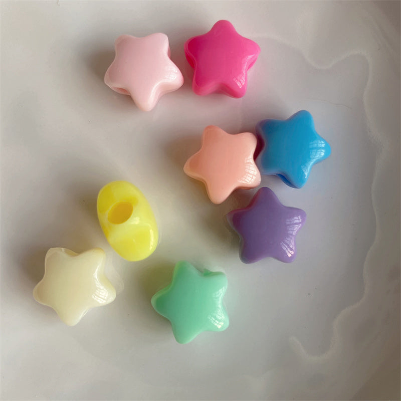 Macaron Series Bows Flowers Heart Stars DIY Beads