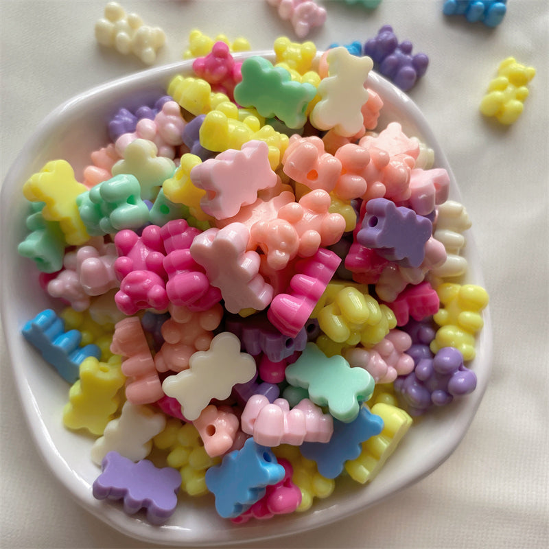 Macaron Series Bows Flowers Heart Stars DIY Beads