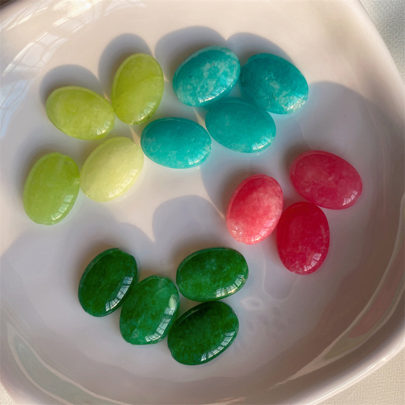 Oval Flat Gorgeous DIY Beads