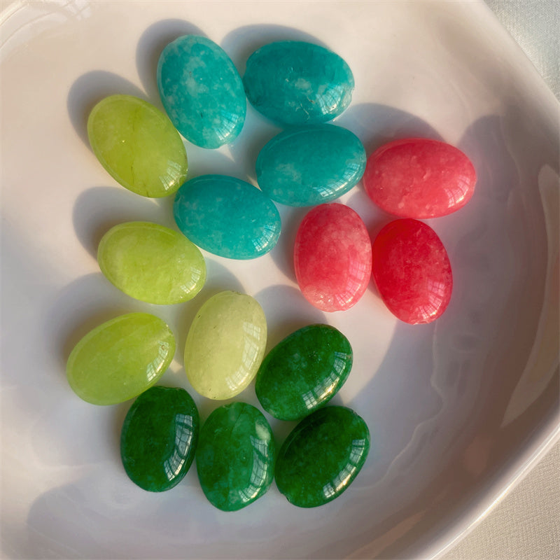 Oval Flat Gorgeous DIY Beads