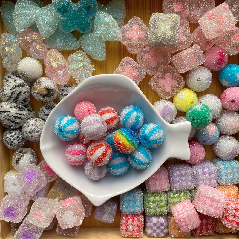 Handmade Handpainted Beads Mix Platter