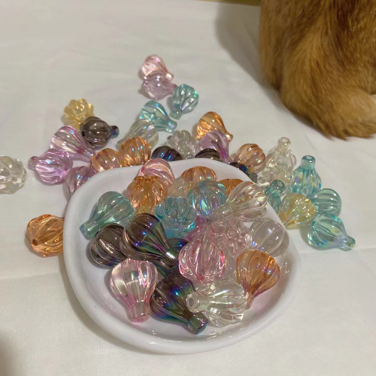 Transparent Colorful Hot Air Balloon DIY Beads