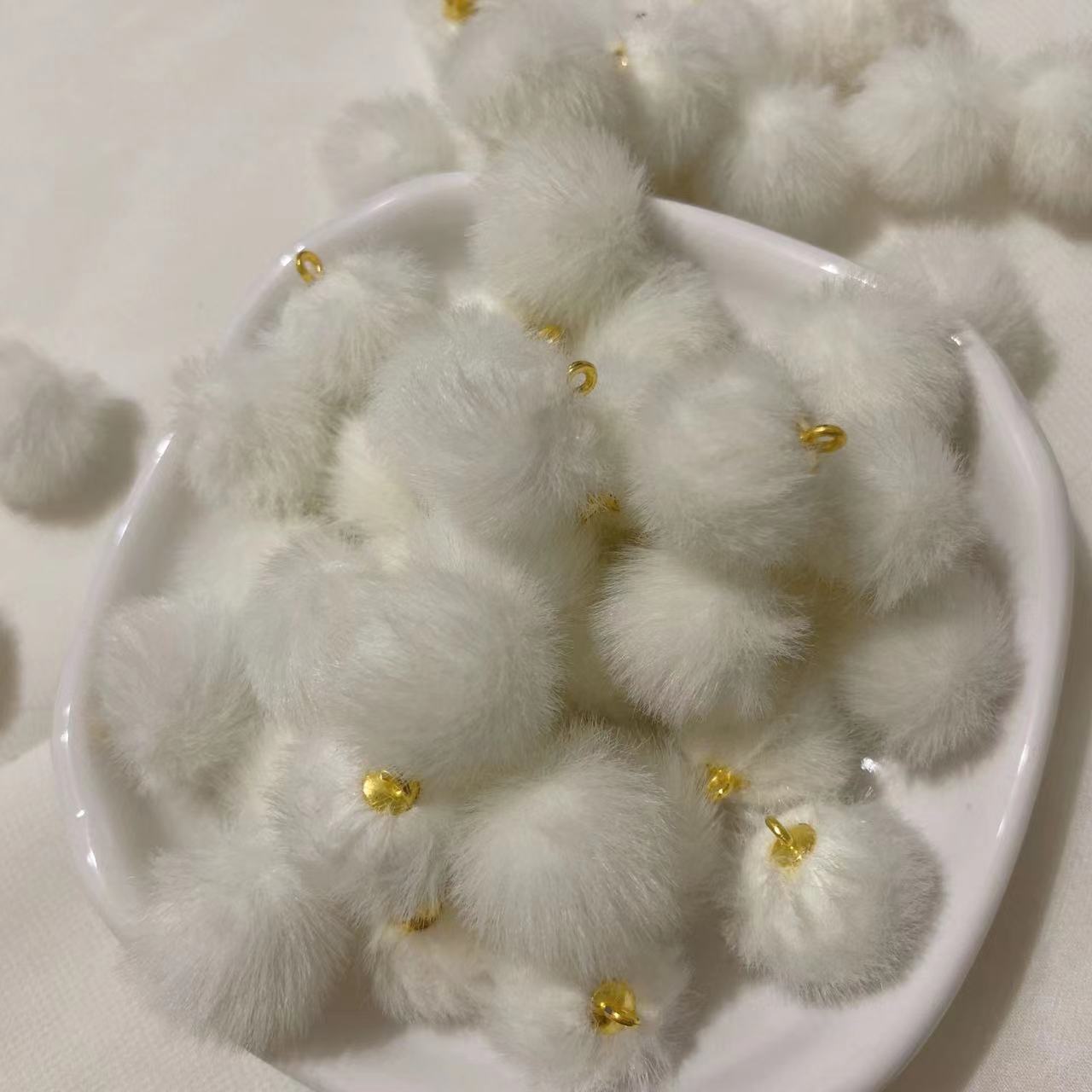 Cute Pom-pom Beads DIY Pendant