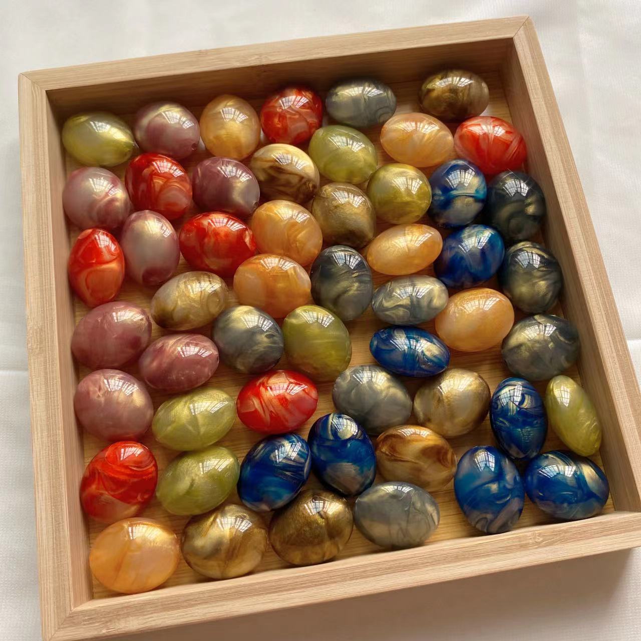 Beautiful Pebbles Color DIY Beads Big Size 29x24mm