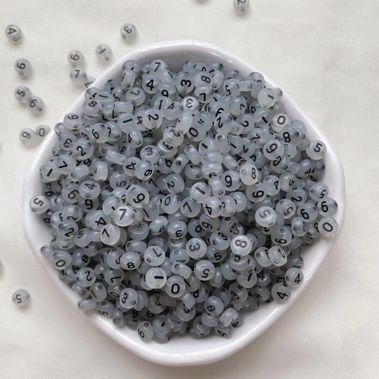 Letter Beads for DIY Pen Keychain Bracelet Making