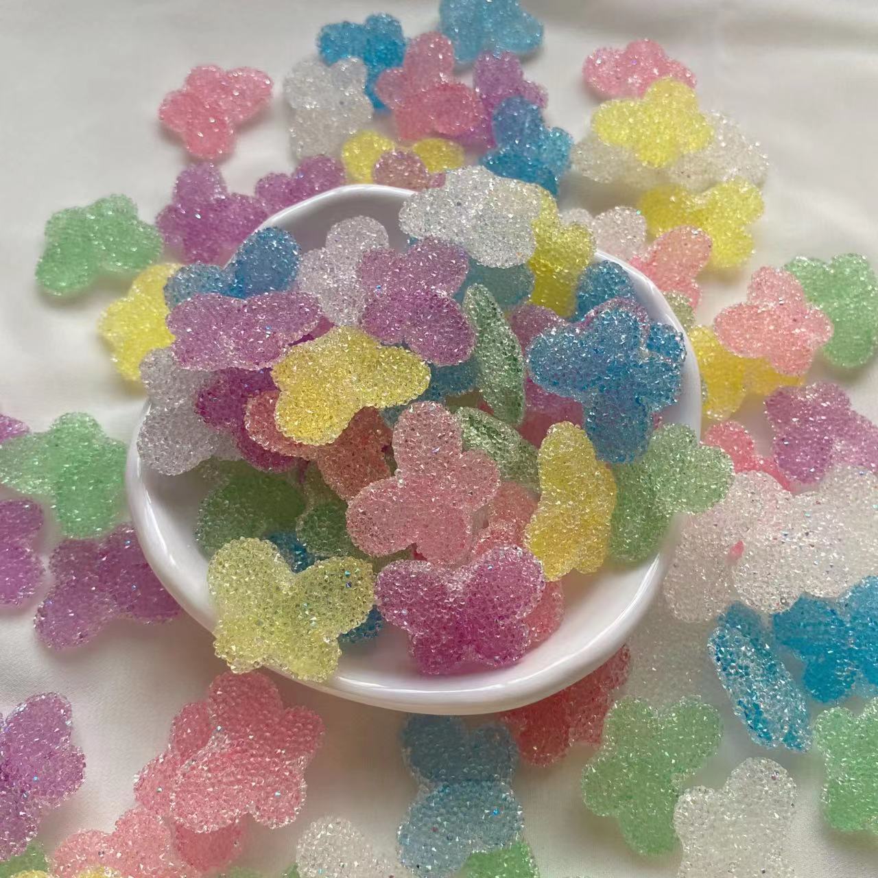 Sugar Beads Series Butterfly Star Heart Shape Beads