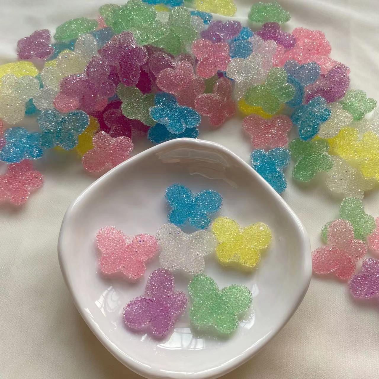 Sugar Beads Series Butterfly Star Heart Shape Beads