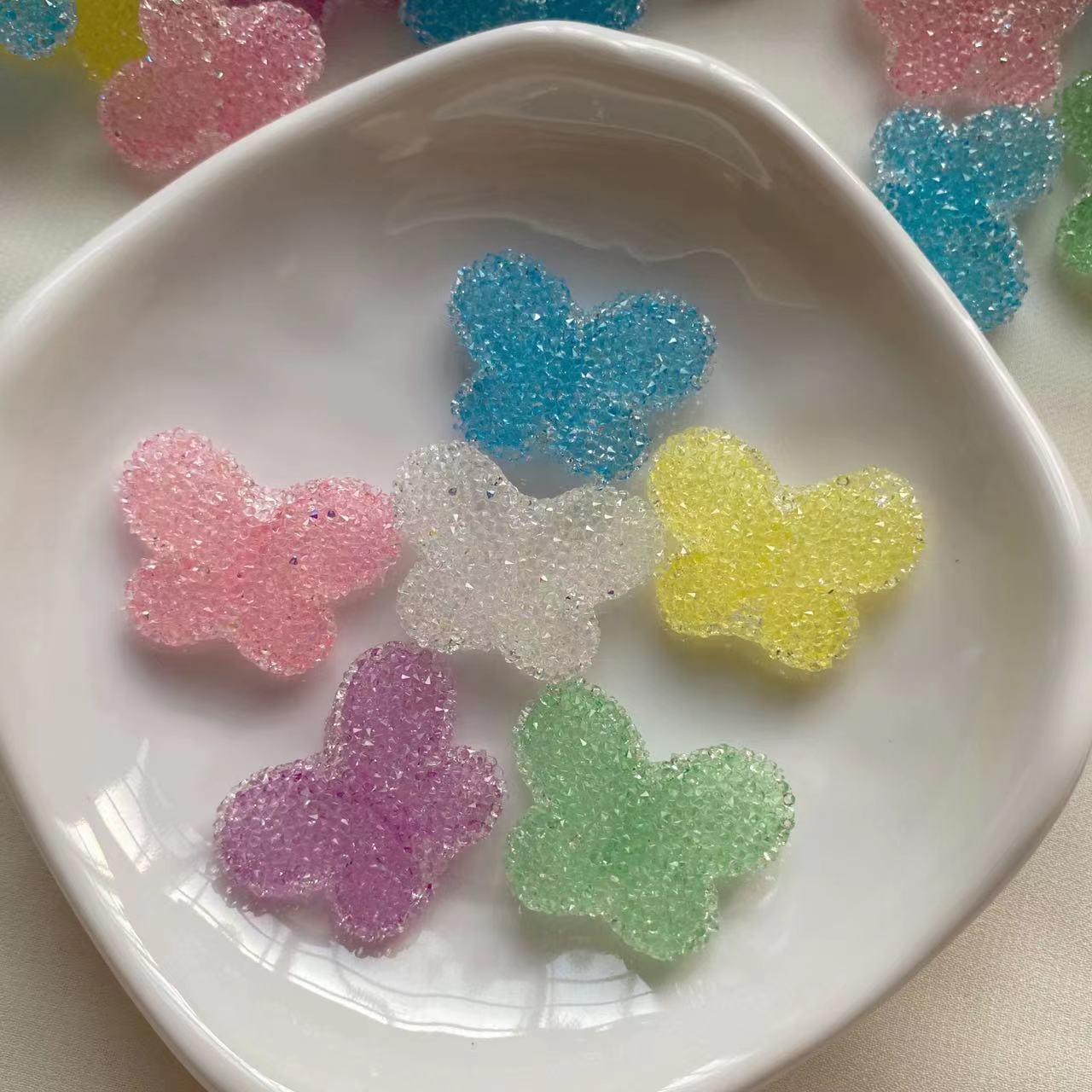 Sugar Beads Series Butterfly Star Heart Shape Beads