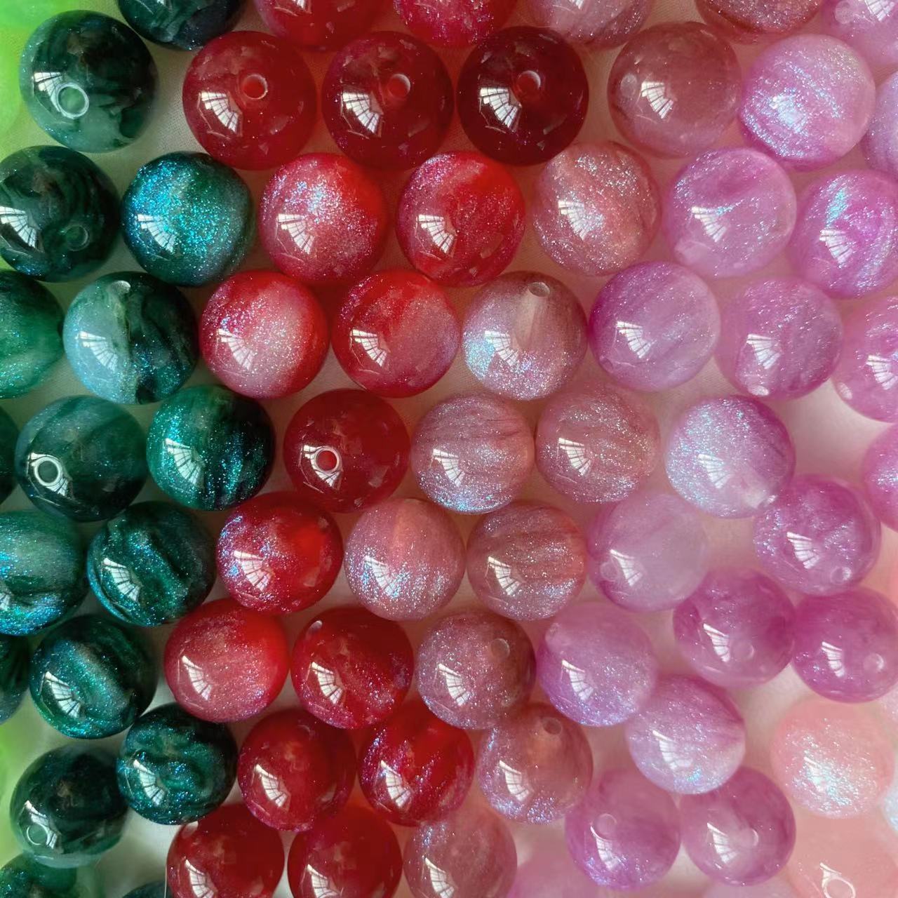 Round Shiny Beads DIY Beads for Pen Decor DIY