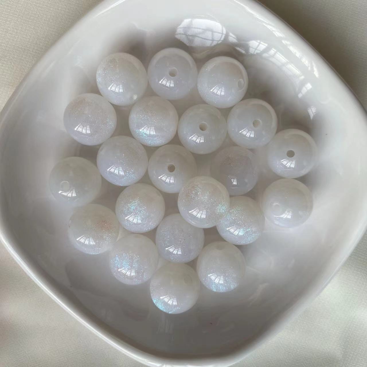 Round Shiny Beads DIY Beads for Pen Decor DIY