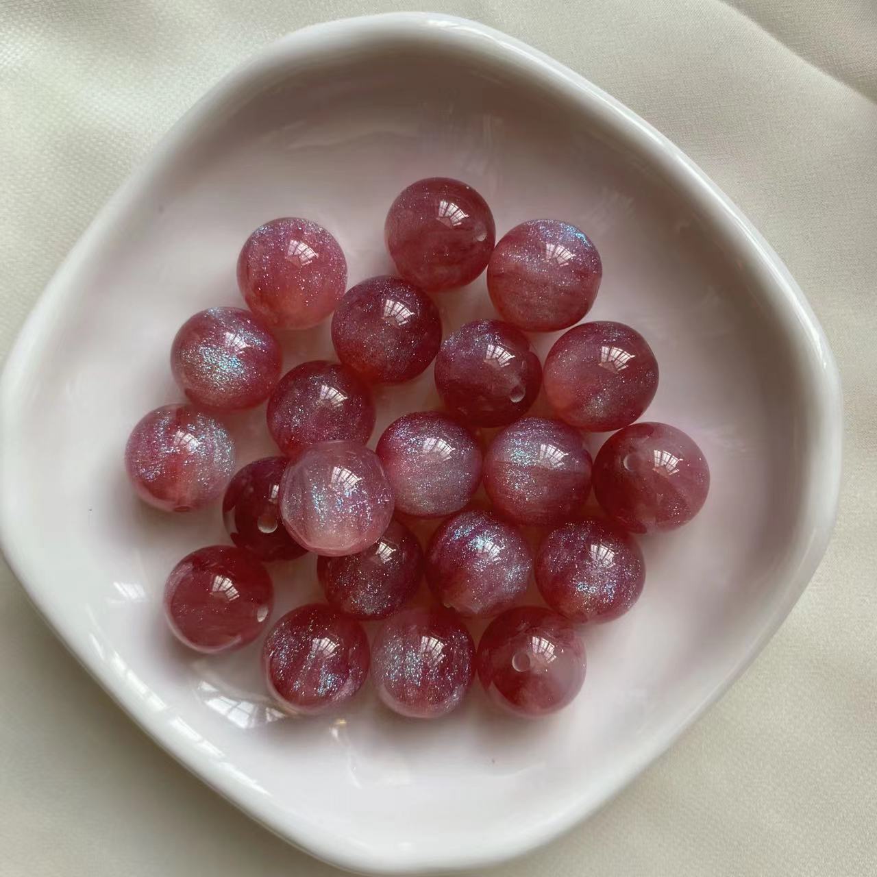 Round Shiny Beads DIY Beads for Pen Decor DIY