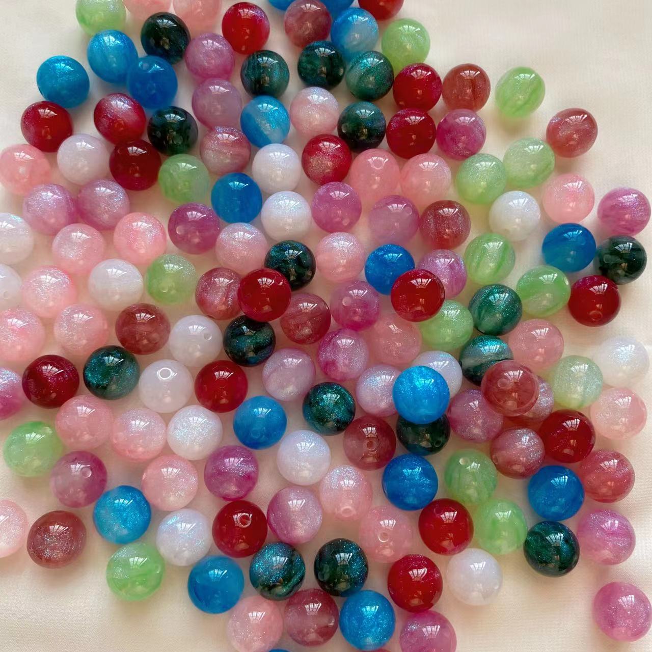Round Shiny Beads DIY Beads for Pen Decor DIY