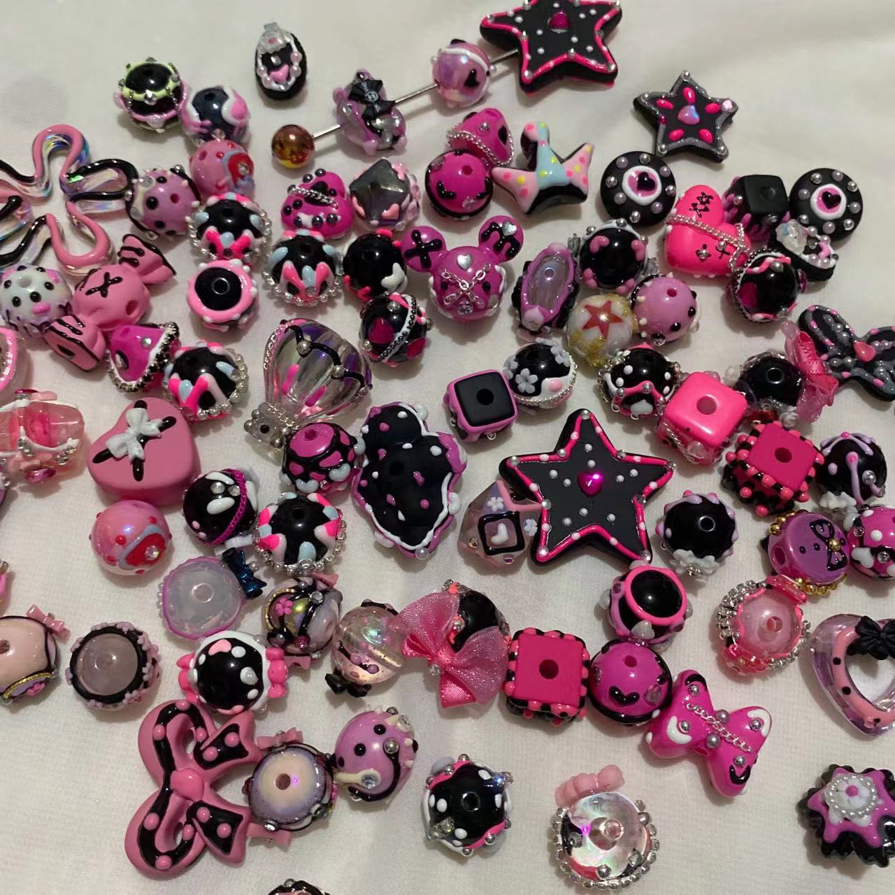 Handmade Handpainted Beads Mix Platter