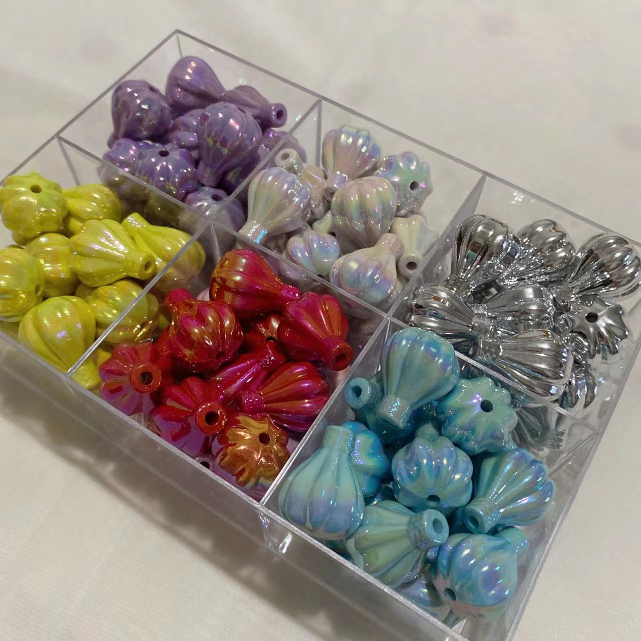 Transparent Colorful Hot Air Balloon DIY Beads